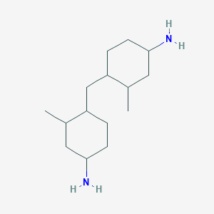 molecular formula C15H30N2 B15485957 Bis(p-amino-2-methyl--cyclohexyl)methane CAS No. 13190-57-3