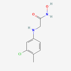 molecular formula C9H11ClN2O2 B15485994 N~2~-(3-Chloro-4-methylphenyl)-N-hydroxyglycinamide CAS No. 14108-54-4
