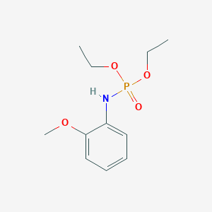 molecular formula C11H18NO4P B15486007 Diethyl N-(2-methoxyphenyl)phosphoramidate CAS No. 22700-43-2