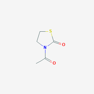 molecular formula C5H7NO2S B15486107 2-Thiazolidinone, 3-acetyl- CAS No. 20982-27-8