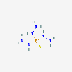 molecular formula H9N6PS B15486119 Phosphorothioic trihydrazide CAS No. 15056-23-2