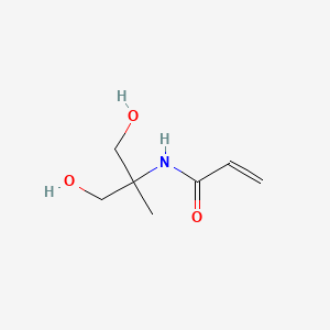 molecular formula C7H13NO3 B15486136 N-(1,3-dihydroxy-2-methylpropan-2-yl)prop-2-enamide CAS No. 13880-04-1