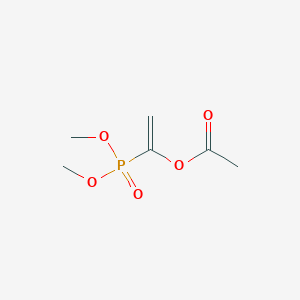 molecular formula C6H11O5P B15486197 1-(Dimethoxyphosphoryl)ethenyl acetate CAS No. 17674-23-6