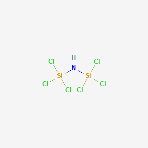 molecular formula Cl6HNSi2 B15486253 1,1,1-Trichloro-N-(trichlorosilyl)silanamine CAS No. 14657-30-8