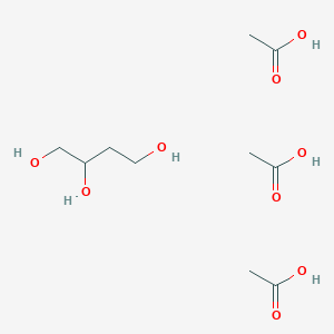molecular formula C10H22O9 B15486262 Acetic acid;butane-1,2,4-triol CAS No. 14835-47-3