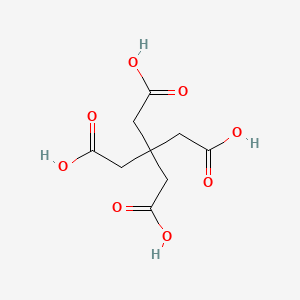 molecular formula C9H12O8 B15486434 3,3-Bis(carboxymethyl)pentanedioic acid CAS No. 5693-87-8