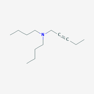 molecular formula C13H25N B15486469 n,n-Dibutylpent-2-yn-1-amine CAS No. 6323-75-7