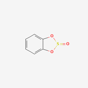 molecular formula C6H4O3S B15486492 1,3,2-Benzodioxathiole, 2-oxide CAS No. 6255-58-9