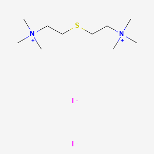 molecular formula C10H26I2N2S B15486498 Ammonium, thiodiethylenebis(trimethyl-, diiodide CAS No. 6422-32-8