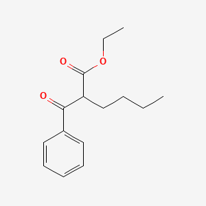 molecular formula C15H20O3 B15486510 Ethyl 2-benzoylhexanoate CAS No. 6134-71-0