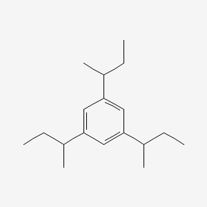 molecular formula C18H30 B15486583 Benzene, 1,3,5-tris(1-methylpropyl)- CAS No. 6565-55-5