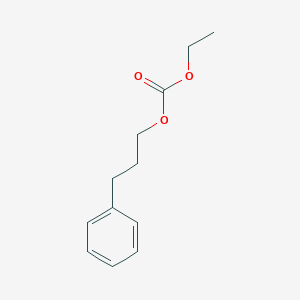 molecular formula C12H16O3 B15486612 Ethyl 3-phenylpropyl carbonate CAS No. 6324-79-4