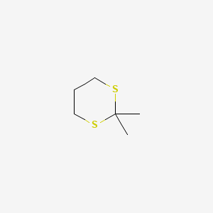 molecular formula C6H12S2 B15486660 2,2-Dimethyl-1,3-dithiane CAS No. 6007-22-3