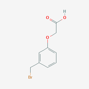molecular formula C9H9BrO3 B154868 3-(Bromomethyl)phenoxyacetic acid CAS No. 136645-25-5