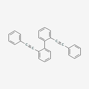 molecular formula C28H18 B15486861 2,2'-Bis(phenylethynyl)-1,1'-biphenyl CAS No. 10403-50-6