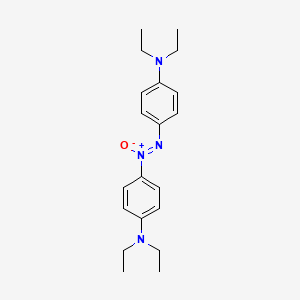 molecular formula C20H28N4O B15487056 Benzenamine, 4,4'-azoxybis[N,N-diethyl- CAS No. 5992-72-3