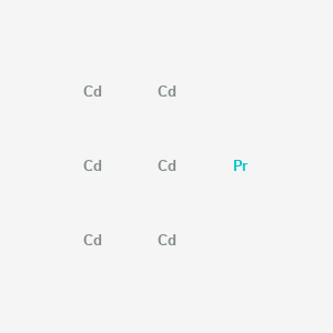 molecular formula Cd6Pr B15487079 Cadmium--praseodymium (6/1) CAS No. 12014-39-0