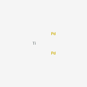molecular formula Pd2Ti B15487115 Palladium--titanium (2/1) CAS No. 12333-98-1