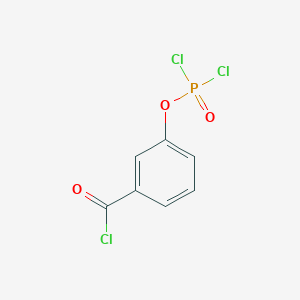 molecular formula C7H4Cl3O3P B15487124 3-(Chlorocarbonyl)phenyl phosphorodichloridate CAS No. 6099-43-0
