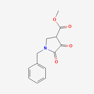 molecular formula C13H13NO4 B15487155 Methyl 1-benzyl-4,5-dioxopyrrolidine-3-carboxylate CAS No. 5336-41-4