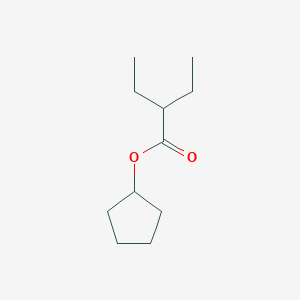 molecular formula C11H20O2 B15487184 Cyclopentyl 2-ethylbutanoate CAS No. 6314-89-2