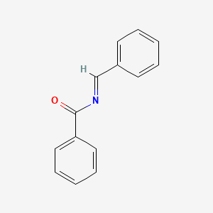 molecular formula C14H11NO B15487381 Benzamide, N-(phenylmethylene)- CAS No. 10374-29-5