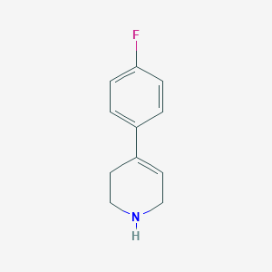 B154874 4-(4-Fluorophenyl)-1,2,3,6-tetrahydropyridine CAS No. 1978-59-2