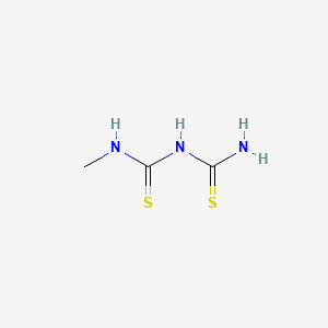 molecular formula C3H7N3S2 B15487420 Biuret, 1-methyl-2,4-dithio- CAS No. 6939-45-3
