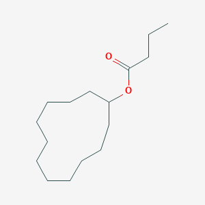 molecular formula C16H30O2 B15487437 Cyclododecanol, butanoate CAS No. 6221-97-2