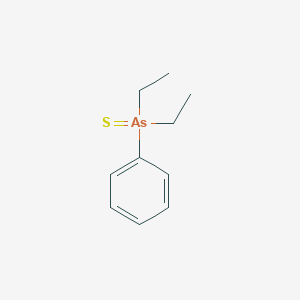 molecular formula C10H15AsS B15487456 Diethyl(phenyl)sulfanylidene-lambda~5~-arsane CAS No. 5573-68-2