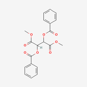 molecular formula C20H18O8 B15487507 Dimethyl 2,3-bis(benzoyloxy)butanedioate CAS No. 6304-99-0