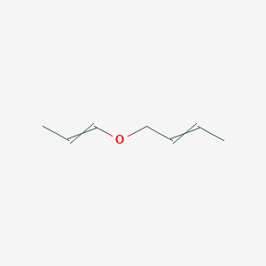 molecular formula C7H12O B15487533 1-Prop-1-enoxybut-2-ene CAS No. 5714-72-7