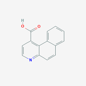molecular formula C14H9NO2 B15487537 Benzo[f]quinoline-1-carboxylic acid CAS No. 6707-19-3