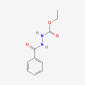 molecular formula C10H12N2O3 B15487543 ethyl N-benzamidocarbamate CAS No. 10465-97-1