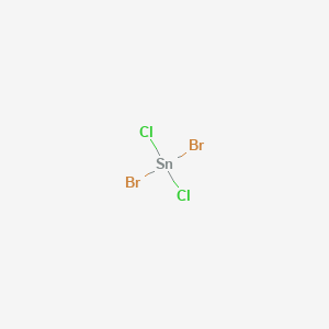 molecular formula Br2Cl2Sn B15487565 Dibromo(dichloro)stannane CAS No. 13550-35-1