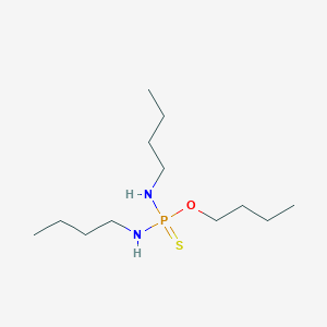 molecular formula C12H29N2OPS B15487594 O-Butyl N,N'-dibutylphosphorodiamidothioate CAS No. 13397-43-8