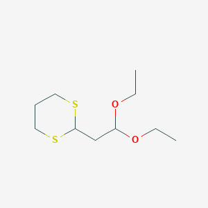 molecular formula C10H20O2S2 B15487641 2-(2,2-Diethoxyethyl)-1,3-dithiane CAS No. 5849-13-8