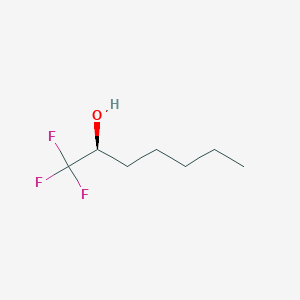 molecular formula C7H13F3O B154877 (2S)-1,1,1-trifluoroheptan-2-ol CAS No. 130025-35-3