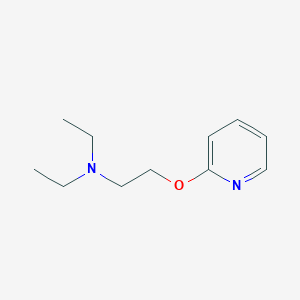 molecular formula C11H18N2O B15487721 N,N-Diethyl-2-[(pyridin-2-yl)oxy]ethan-1-amine CAS No. 6272-34-0