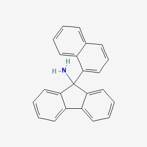 molecular formula C23H17N B15487746 9-(Naphthalen-1-yl)-9h-fluoren-9-amine CAS No. 6276-91-1