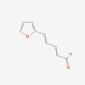 molecular formula C9H8O2 B15487782 5-(Furan-2-YL)penta-2,4-dienal CAS No. 5916-94-9