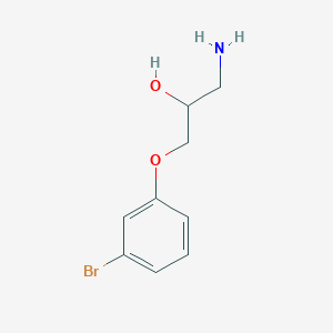 molecular formula C9H12BrNO2 B15487829 1-Amino-3-(3-bromophenoxy)propan-2-ol 