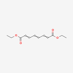 molecular formula C12H16O4 B15487857 Diethyl octa-2,4,6-trienedioate CAS No. 5941-43-5