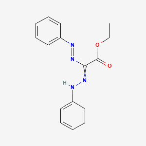 molecular formula C16H16N4O2 B15487892 Ethyl [(E)-phenyldiazenyl](2-phenylhydrazinylidene)acetate CAS No. 6165-66-8