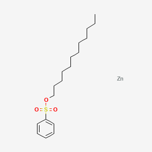molecular formula C18H30O3SZn B15487956 Dodecyl benzenesulfonate--zinc (1/1) CAS No. 12068-16-5