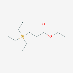 molecular formula C11H24O2Si B15487966 Ethyl 3-triethylsilylpropanoate CAS No. 10399-74-3