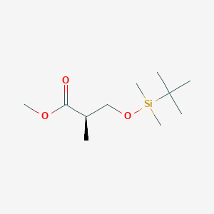 (2R)-Methyl 3-{[tert-butyldimethylsilyl)oxy]}-2-methylpropionate