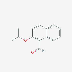 molecular formula C14H14O2 B154880 2-(Propan-2-yloxy)naphthalene-1-carbaldehyde CAS No. 885-24-5