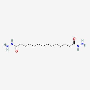 molecular formula C14H30N4O2 B15488009 Tetradecanedihydrazide CAS No. 13043-99-7