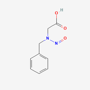 molecular formula C9H10N2O3 B15488152 [Benzyl(nitroso)amino]acetic acid CAS No. 6344-41-8
